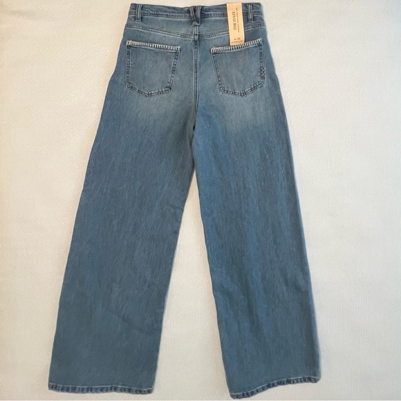NWT Scotch & Soda The Daze Wide Leg High Rise Jeans in Blue Women’s Size 28 - Picture 5 of 13